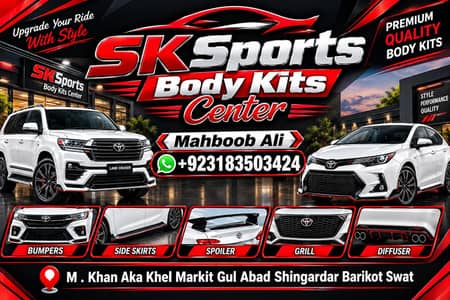 All Car's BodyKits And Spoiler Available Here