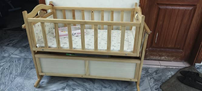 Wooden Baby Cot  | Baby Jhula  |