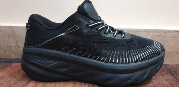 Hoka Bondi 7 All Black Orignal Brand new shoe Size UK 6