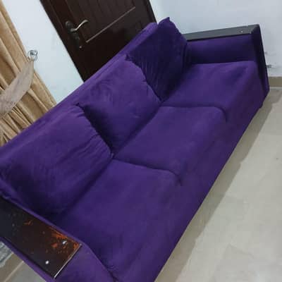 Velvet Sofa For Urgent sale