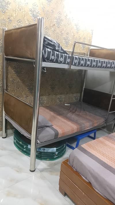 heavy Iron gauage bed for kids and elders with mattress