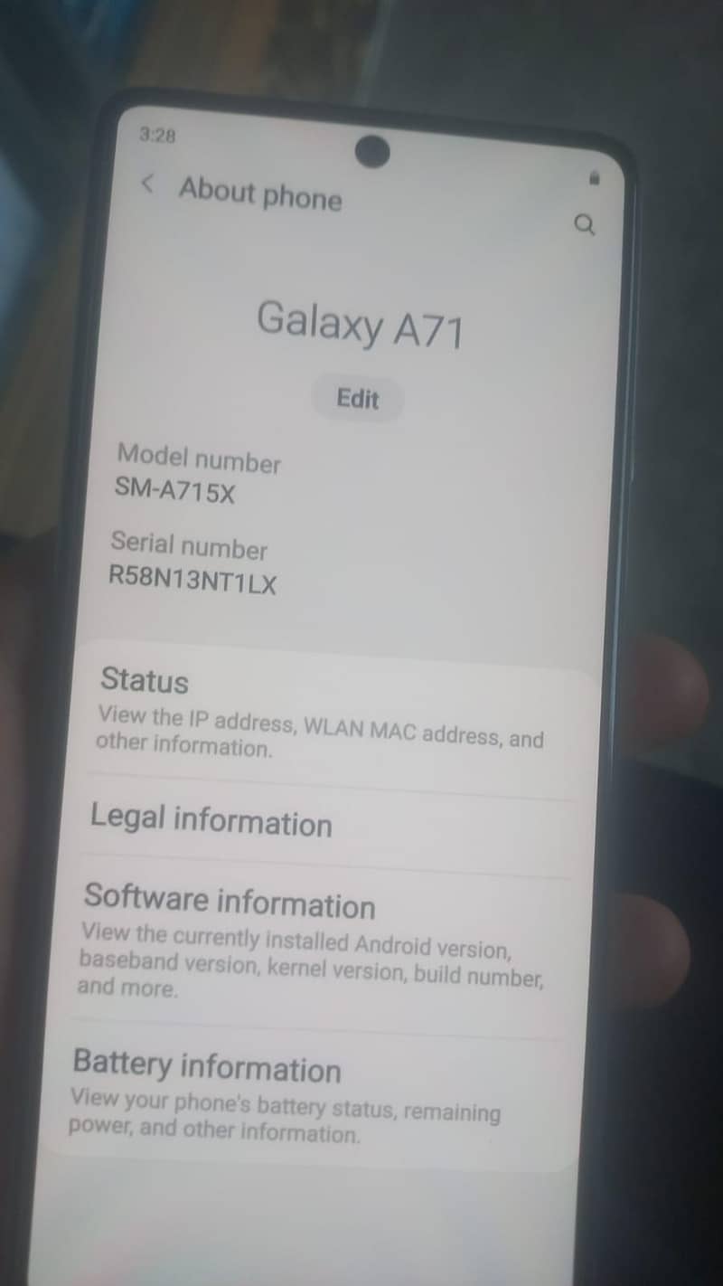 Samsung Mobile A71 5