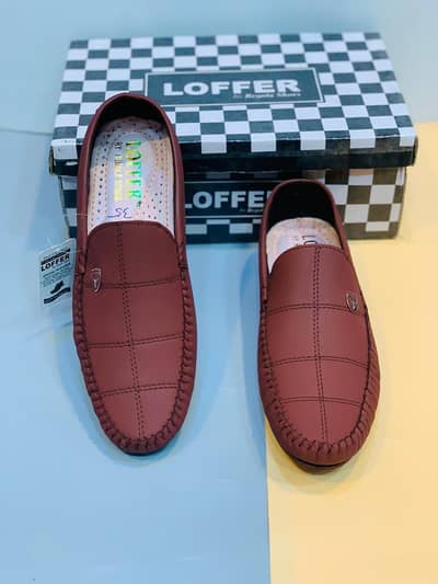 Men's Rexine Casual Loafer Brown Size 6-11