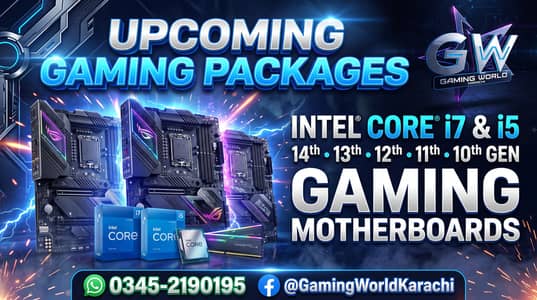 Gaming Packages i7 i5 14th 13th 12th 11th 10thGEN GAMING Motherboards