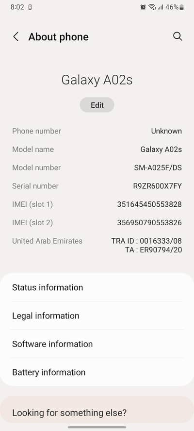 Samsung Mobile A02s