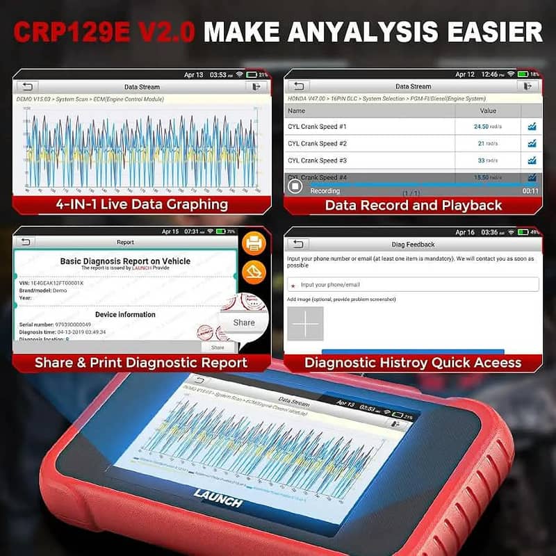 Launch Creader CRP129 6