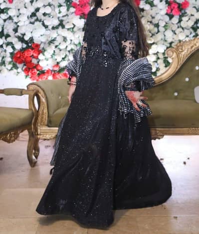 Black sparkle frock