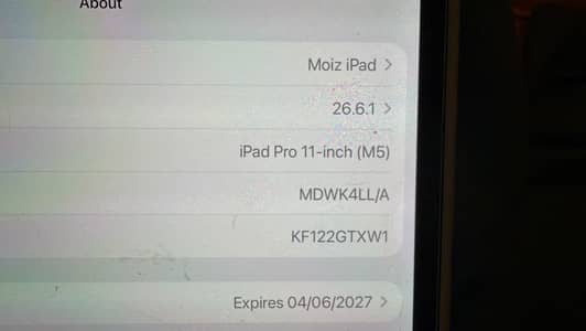 IPad 11 inch m5
