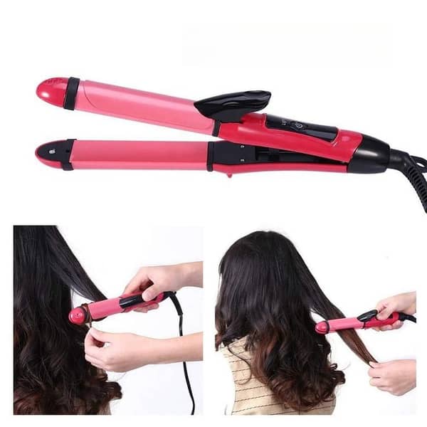 Nova 2 In 1 Professional Hair Straightener & Curler