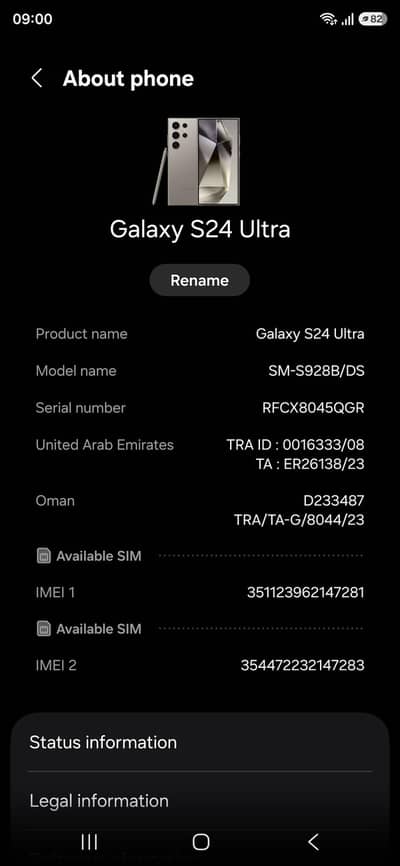 Samsung Mobile S24 Ultra