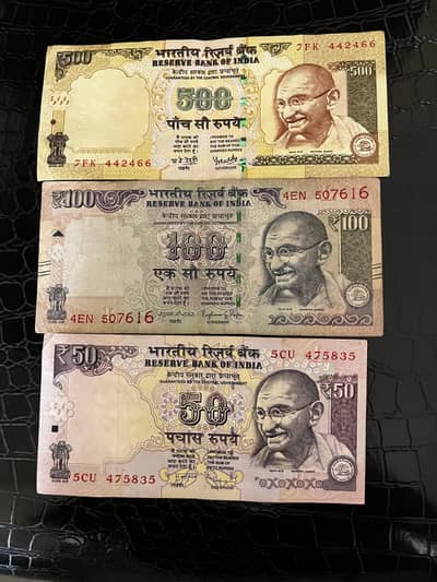 Vintage Biritish India coins and Indian notes for sell