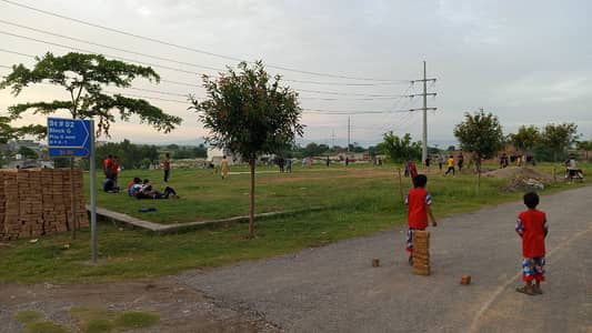 1 Kanal ( 5400 Sq Ft ) ( 60*90 in Block B ) Residential Plot in E-18 Islamabad.