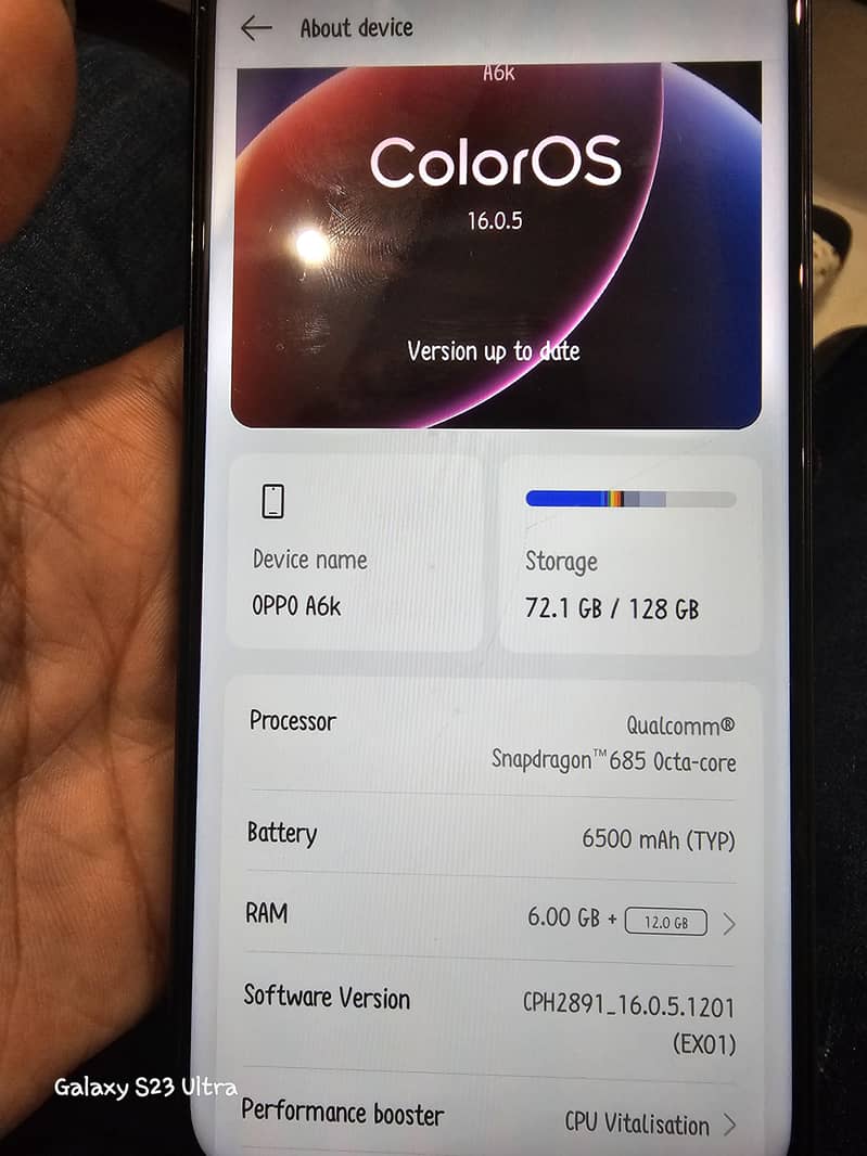 OPPO A6k 3