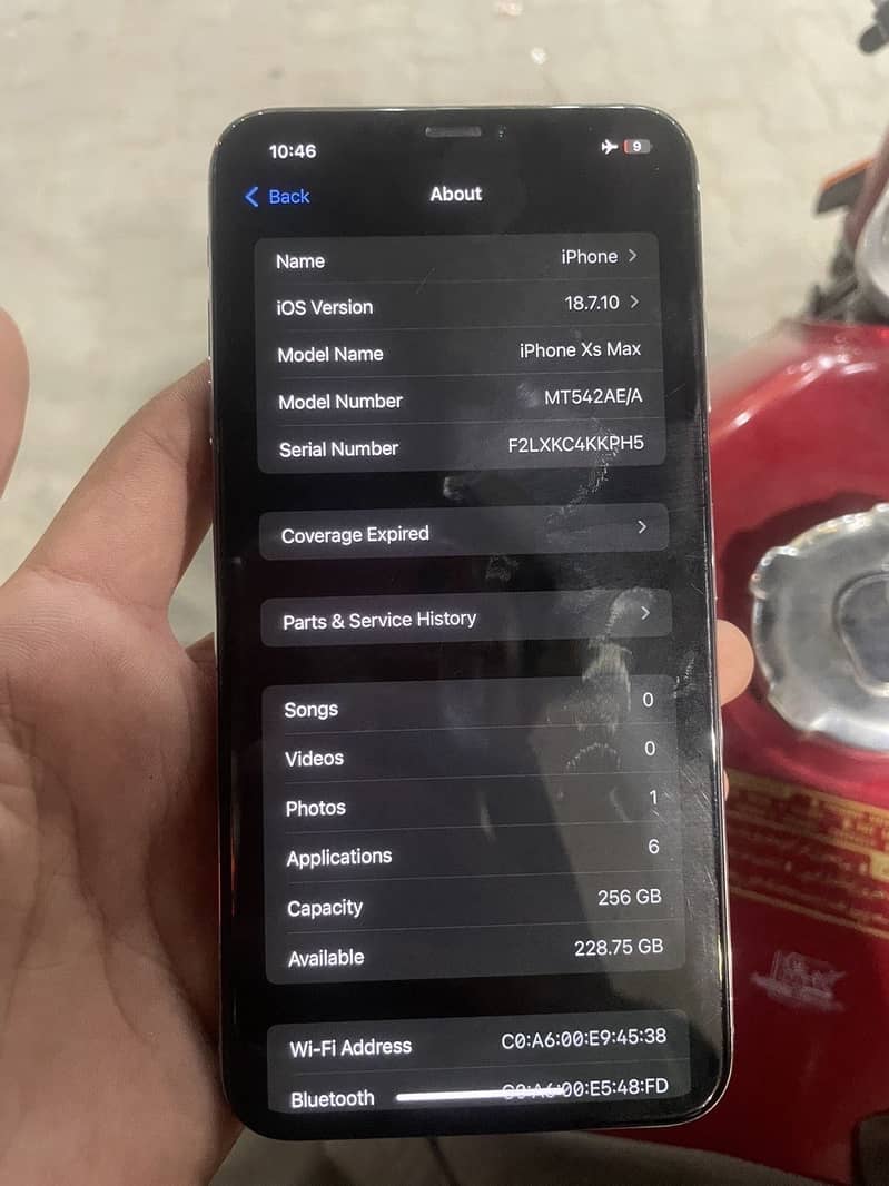 Apple iPhone XS Max 8