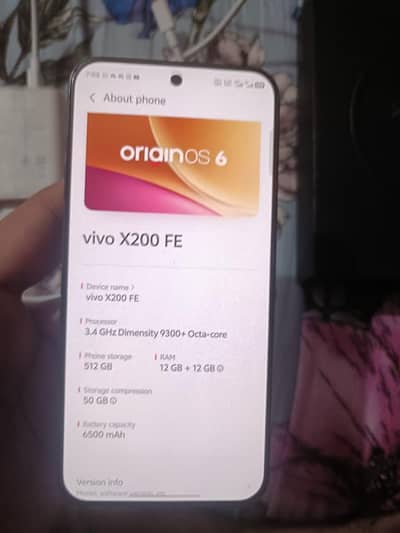 Vivo X200 FE 5G | 12GB + 512GB | Excellent Condition