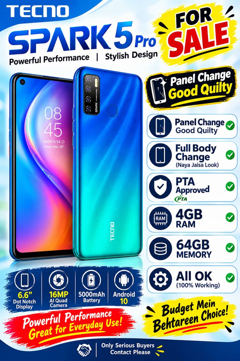 Tecno Spark 5 Pro 0