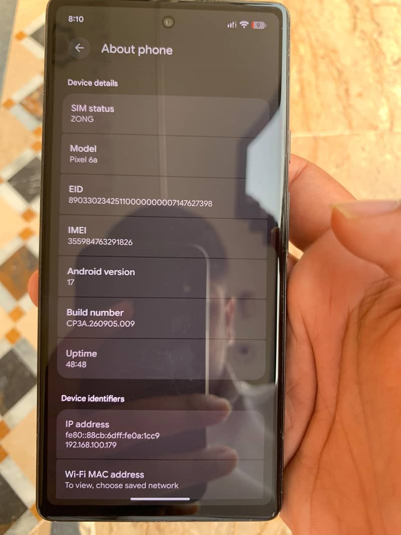 GOOGLE PIXEL 6A 7