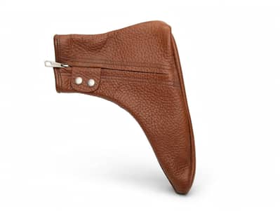 `Pure Leather Khuffain - Wuzu Wala Chamra Moza Brown - All Size`