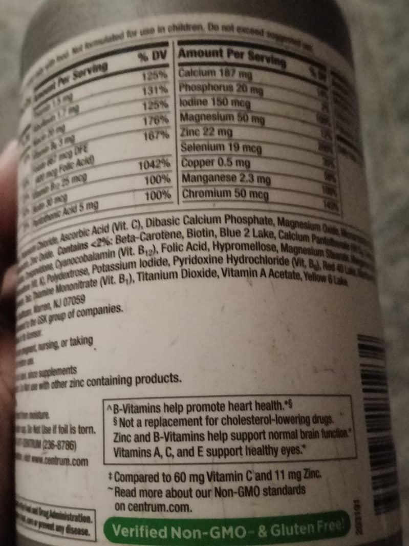 centrum tablets 1
