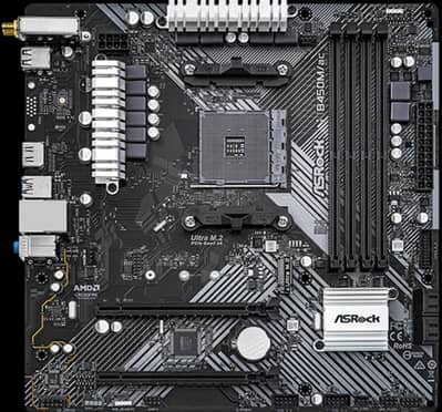 ASRock B450M Wifi Motherboard