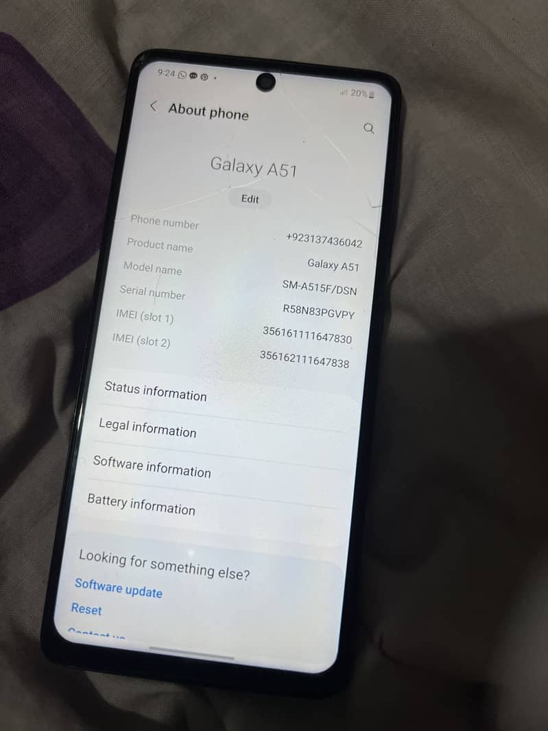 Samsung Mobile A51 3