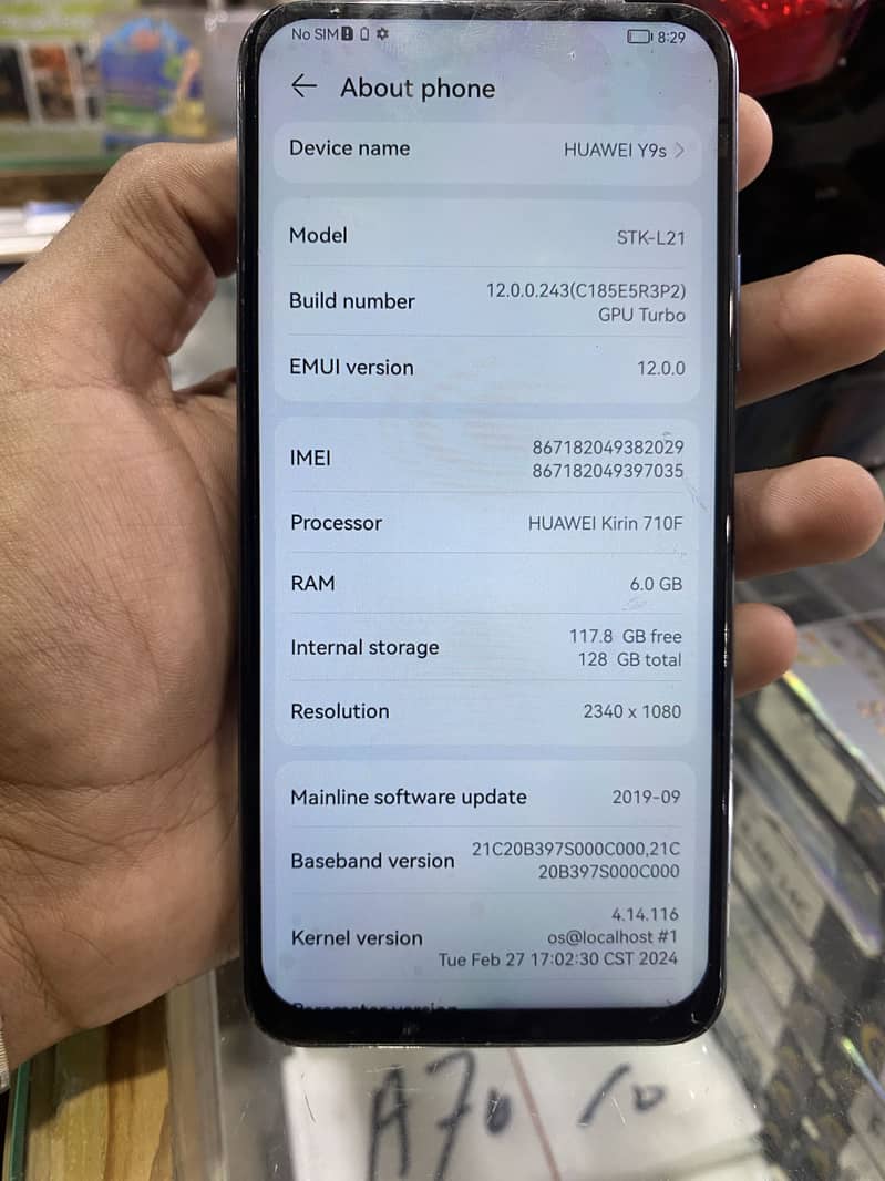 Huawei Y9s 5