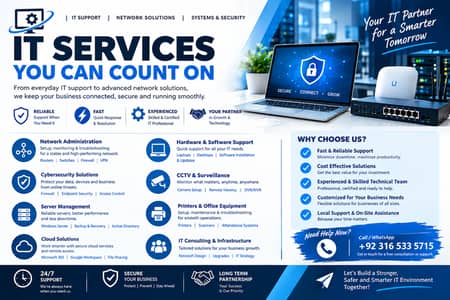 Professional and reliable IT services