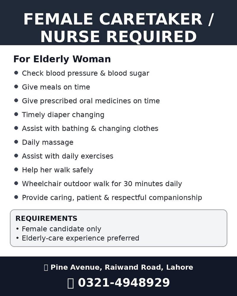 Nurse required 0