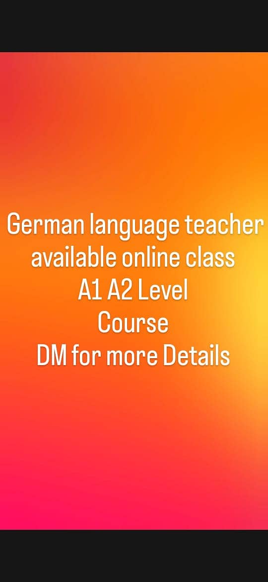 German course 0