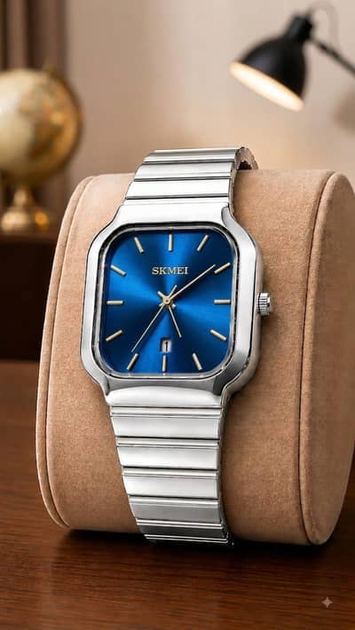 SKMEI Premium Gents Watch | Steel Chain | Branded Watch