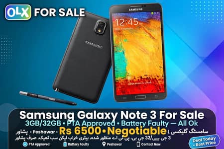 Samsung Mobile Note3 Neo PTA proved All ok ha