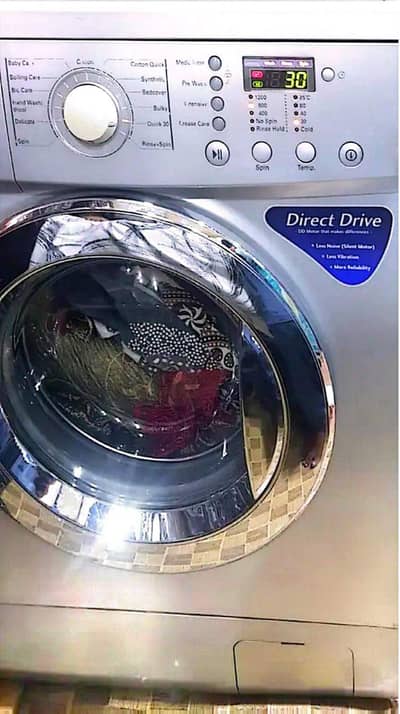 LG 7kg Front door washing direct drive machine made in korean