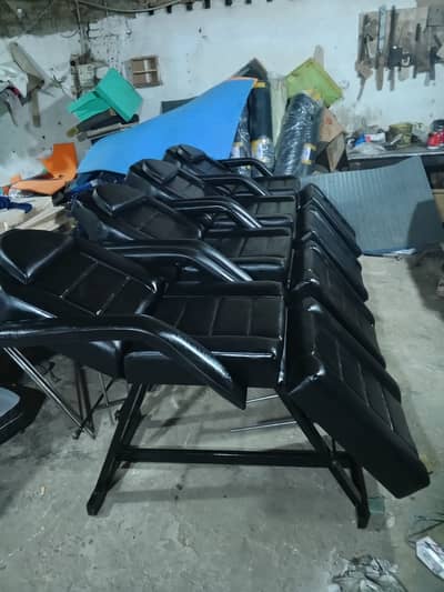 Barber chair/Cutting chair/ Shampoo unit/Trolly/Saloon Furniture.