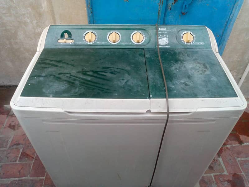 Haier semi automatic washing machine 5
