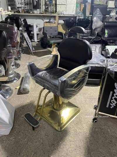 Barber chair/Cutting chair/ Shampoo unit/Trolly/Saloon Furniture.