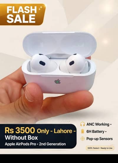 Apple AirPods Pro 2nd Gen ANC Working 3500 Lahore