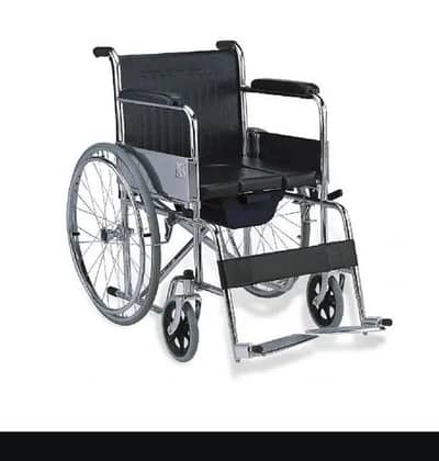 wheel chair with commode
