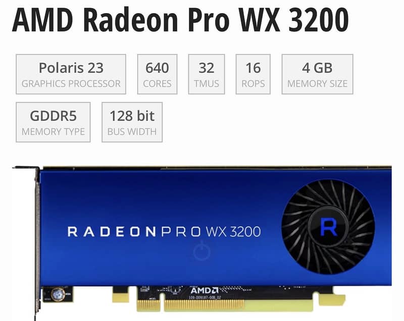 AMD REDEON PRO WX3100 0