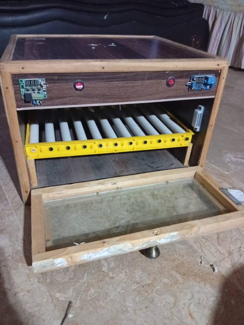 56 eggs automatic rolling tray with brooder 5