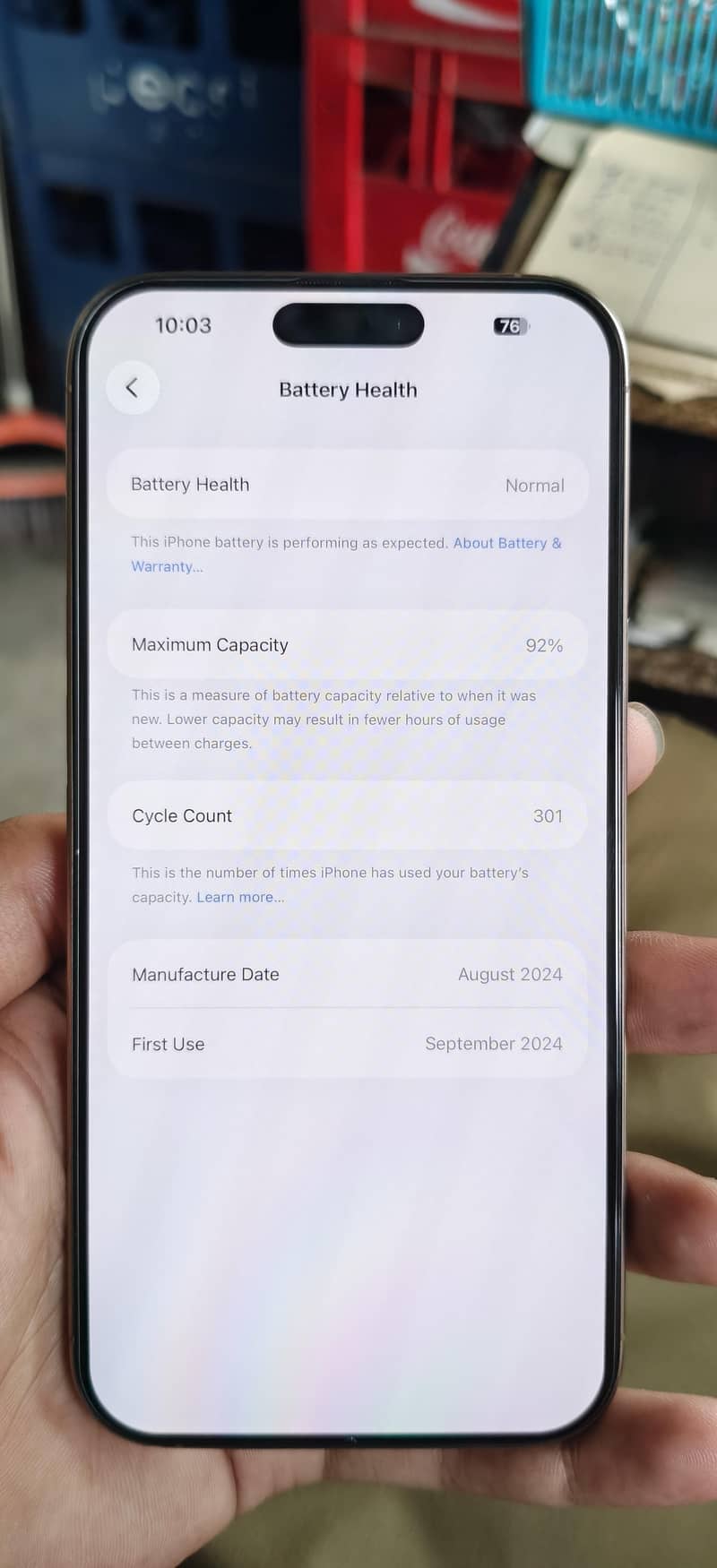 iPhone 16 Pro Max 256 GB Non PTA JV 7