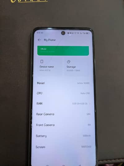 Infinix hot 50 (8gb+8gb extended/128gb - mint/scratchless condition