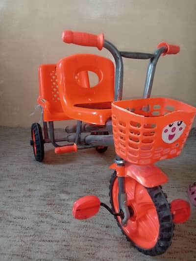cycle 2 seater baby good condition