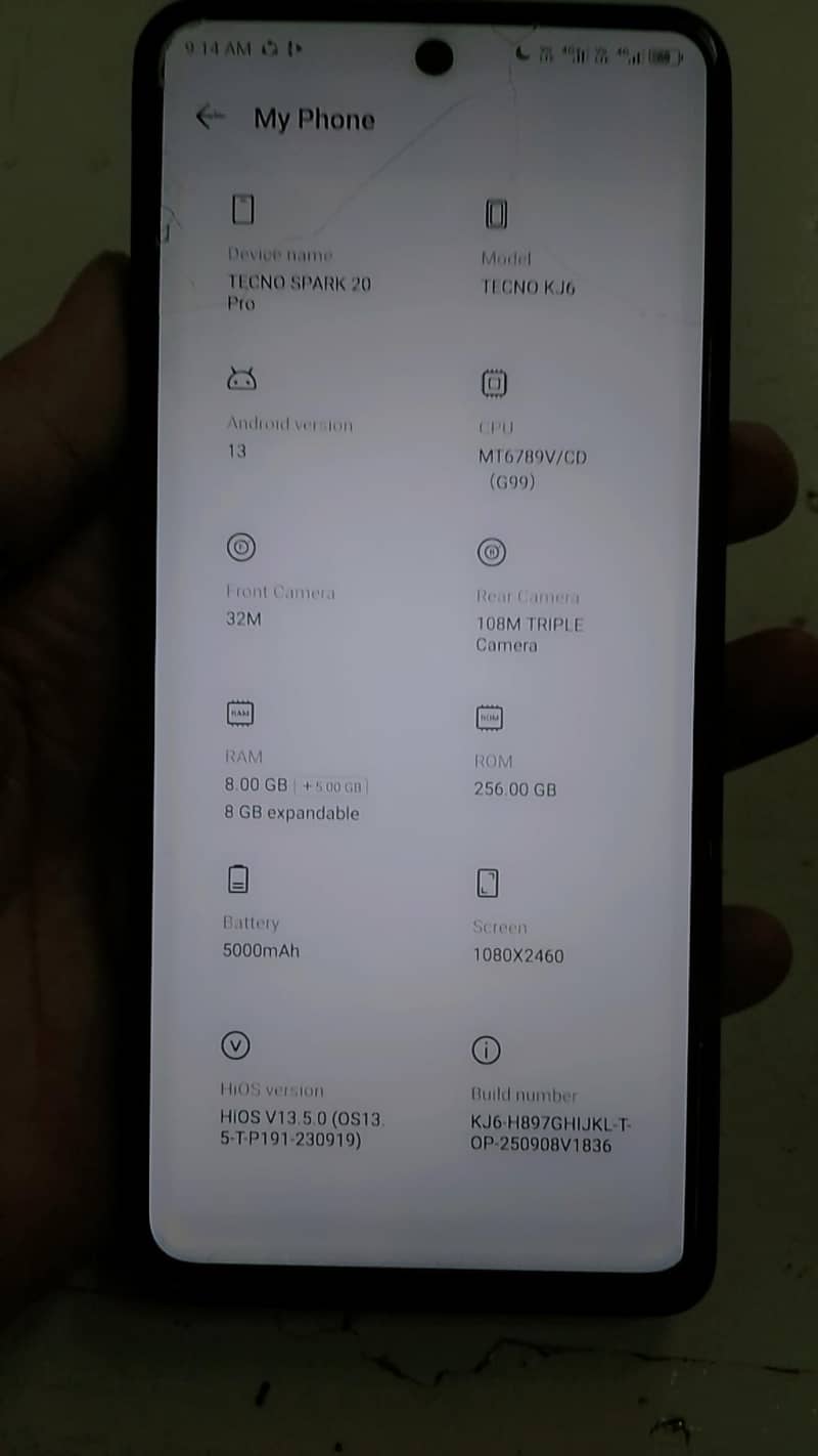 Tecno Spark 20 Pro 0