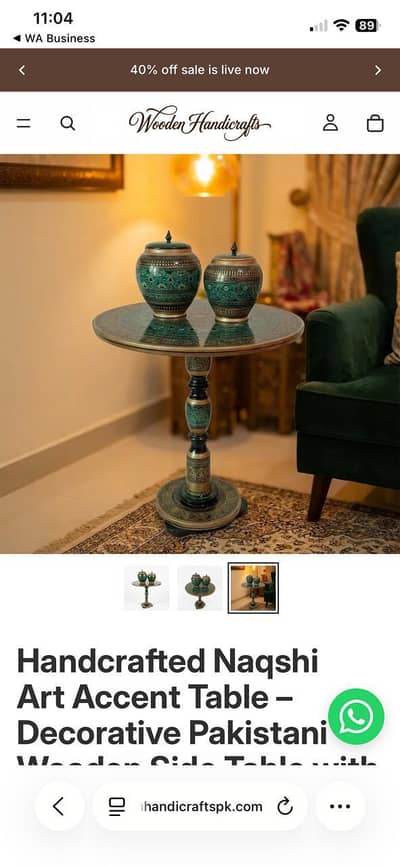 Coffee Tables with 2 candy jars for sale