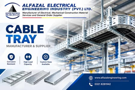 Cable Tray Manufacturer & Supplier in Pakistan | Alfazal Engineering