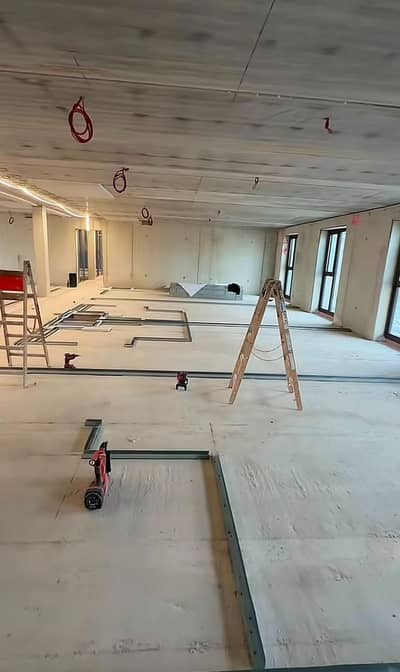 gypsum board partition/glass partition/office partition/false ceiling