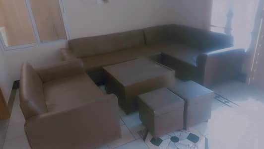 L shape sofa available for sale