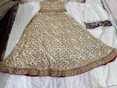 bridal lehnga golden color