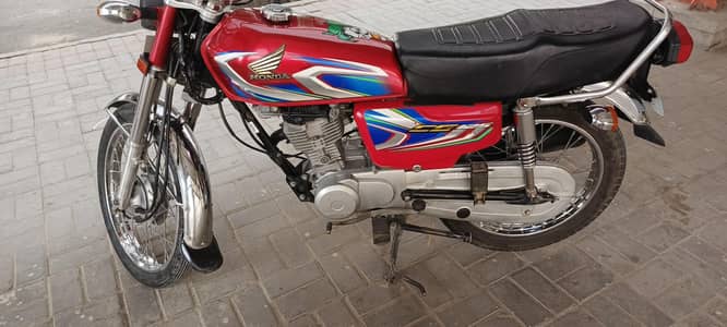 Honda 125 cg 2021 model 2022 sticker genuine bike