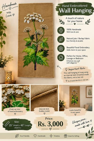 hand made beautiful wall hanging